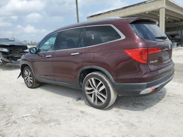 5FNYF5H9XHB038415 - 2017 HONDA PILOT TOURING BURGUNDY photo 2