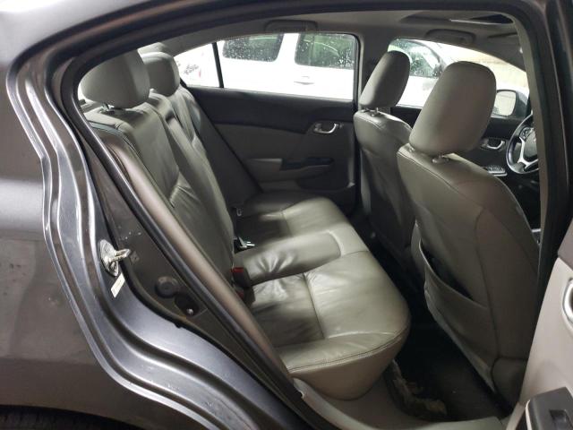 19XFB2F98CE012382 - 2012 HONDA CIVIC EXL GRAY photo 10