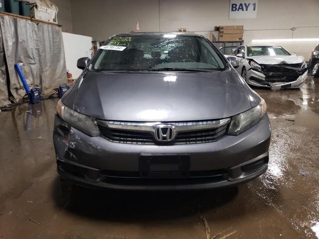19XFB2F98CE012382 - 2012 HONDA CIVIC EXL GRAY photo 5