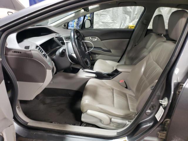 19XFB2F98CE012382 - 2012 HONDA CIVIC EXL GRAY photo 7
