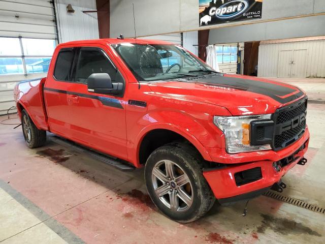 1FTEX1EP5KFB14119 - 2019 FORD F150 SUPER CAB RED photo 4