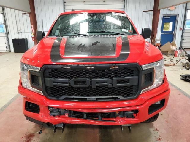 1FTEX1EP5KFB14119 - 2019 FORD F150 SUPER CAB RED photo 5