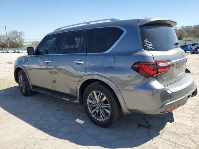 JN8AZ2NE1L9256081 - 2020 INFINITI QX80 LUXE GRAY photo 2