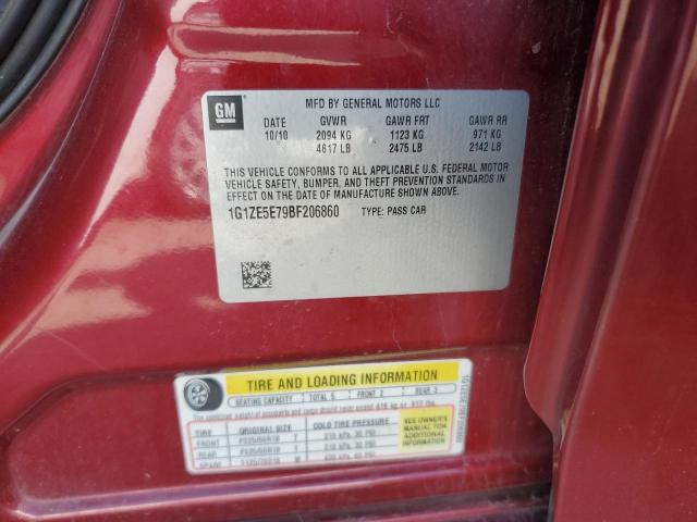 1G1ZE5E79BF206860 - 2011 CHEVROLET MALIBU LTZ RED photo 12