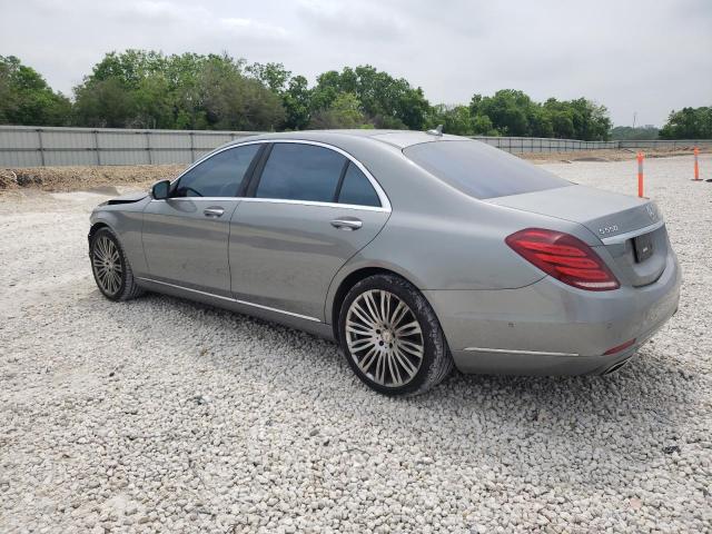 WDDUG8CB8FA158748 - 2015 MERCEDES-BENZ S 550 GRAY photo 2