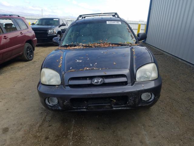 KM8SC73E95U988469 - 2005 HYUNDAI SANTA FE GLS GREEN photo 9