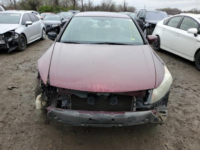 1HGCP2F38CA239365 - 2012 HONDA ACCORD LX BURGUNDY photo 5