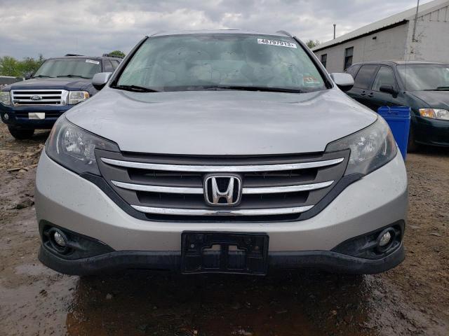 2HKRM4H70CH632055 - 2012 HONDA CR-V EXL SILVER photo 5