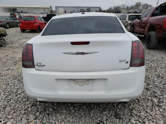 2C3CCAGG3EH257948 - 2014 CHRYSLER 300 S WHITE photo 6