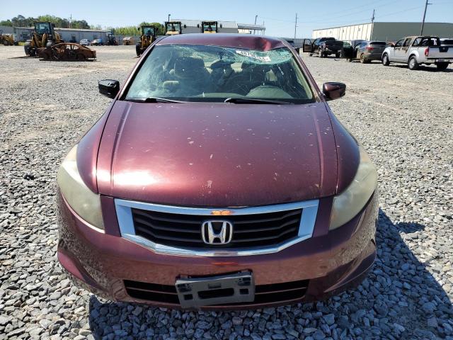 1HGCP26379A190359 - 2009 HONDA ACCORD LX BURGUNDY photo 5