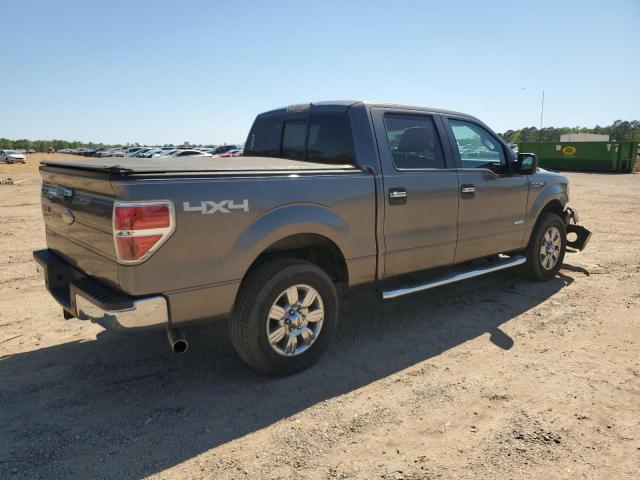 1FTFW1ET7BFC70361 - 2011 FORD F150 SUPERCREW GRAY photo 3