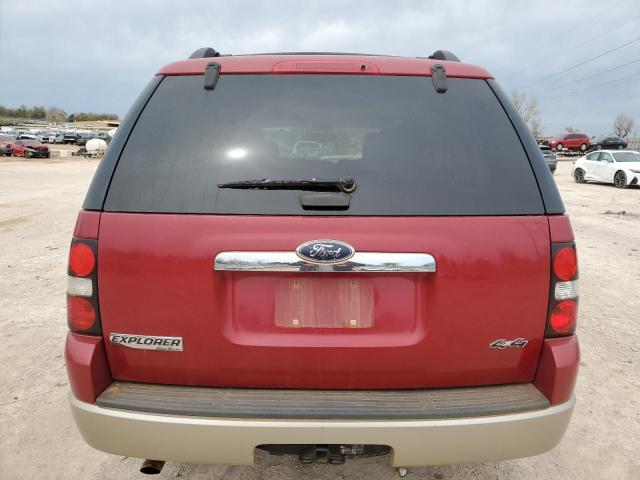 1FMEU74EX9UA10951 - 2009 FORD EXPLORER EDDIE BAUER MAROON photo 6