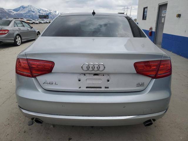 WAURVAFDXBN023717 - 2011 AUDI A8 L QUATTRO SILVER photo 6