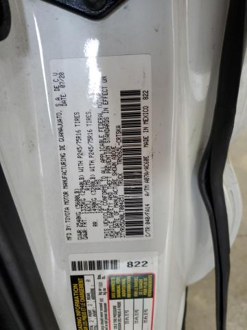 3TYRX5GN0LT004251 - 2020 TOYOTA TACOMA ACCESS CAB თეთრი ფოტო 12