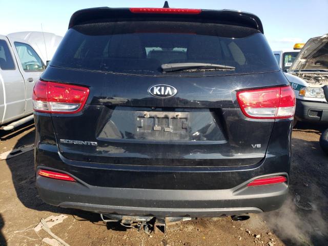 5XYPGDA54GG002057 - 2016 KIA SORENTO LX BLACK photo 6