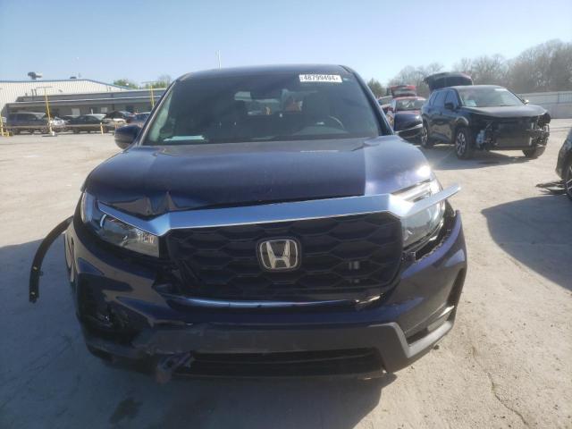 5FNYF7H50NB004407 - 2022 HONDA PASSPORT EXL BLUE photo 5