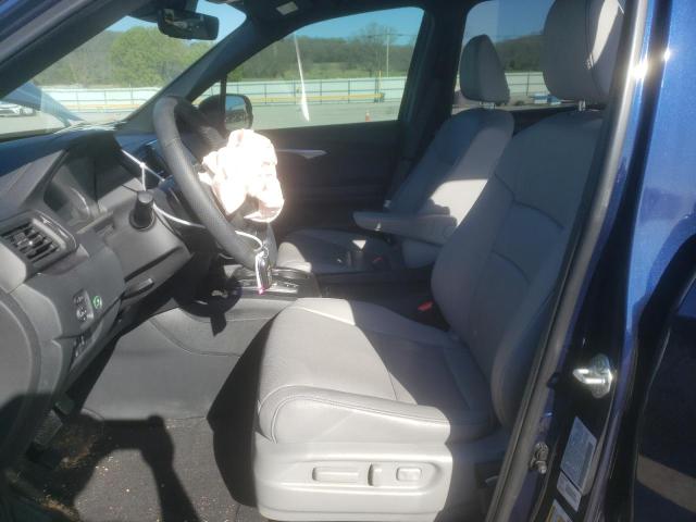 5FNYF7H50NB004407 - 2022 HONDA PASSPORT EXL BLUE photo 7