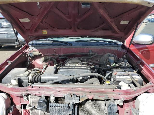 5TBBT44112S223974 - 2002 TOYOTA TUNDRA ACCESS CAB RED photo 11