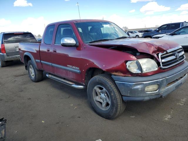 5TBBT44112S223974 - 2002 TOYOTA TUNDRA ACCESS CAB RED photo 4