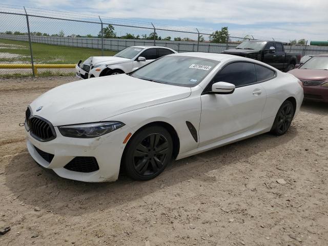 WBABC4C03MCF61722 - 2021 BMW M850XI WHITE photo 1