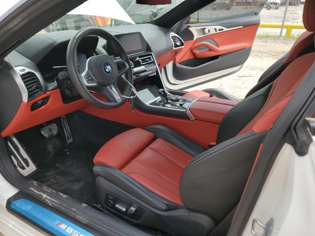 WBABC4C03MCF61722 - 2021 BMW M850XI WHITE photo 8