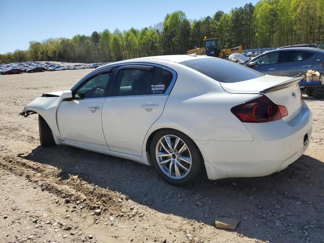 JNKBV61F98M271416 - 2008 INFINITI G35 WHITE photo 2