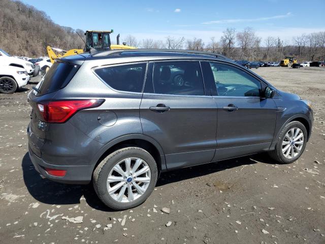 1FMCU9HD9KUB18410 - 2019 FORD ESCAPE SEL GRAY photo 3