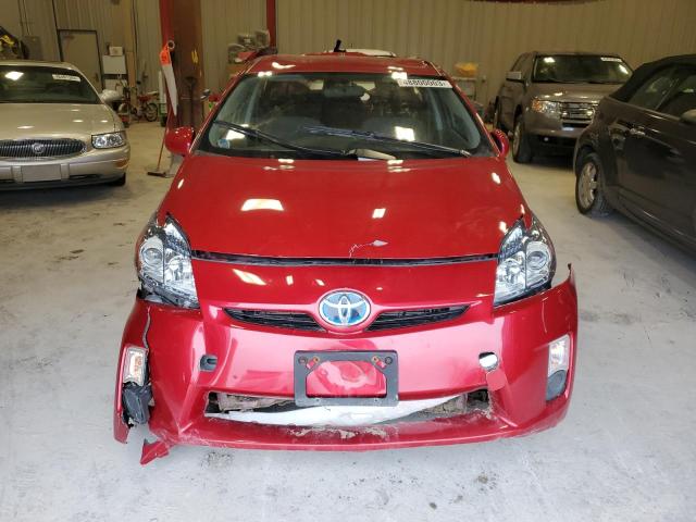 JTDKN3DU1B0293046 - 2011 TOYOTA PRIUS RED photo 5