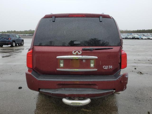 5N3ZA0NE3AN901024 - 2010 INFINITI QX56 BURGUNDY photo 6