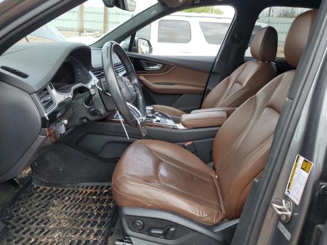 WA1VAAF77HD010293 - 2017 AUDI Q7 PRESTIGE GRAY photo 7