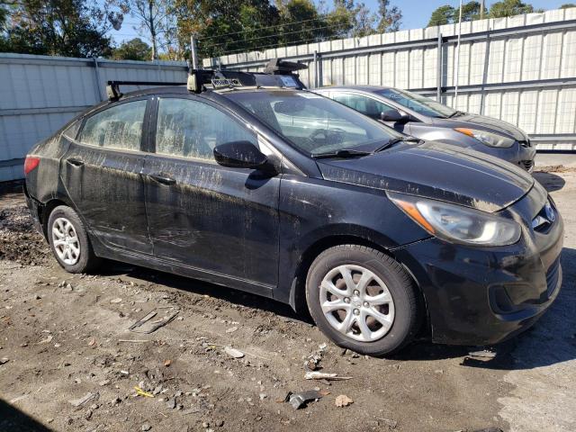 KMHCT4AE7DU423447 - 2013 HYUNDAI ACCENT GLS BLACK photo 4