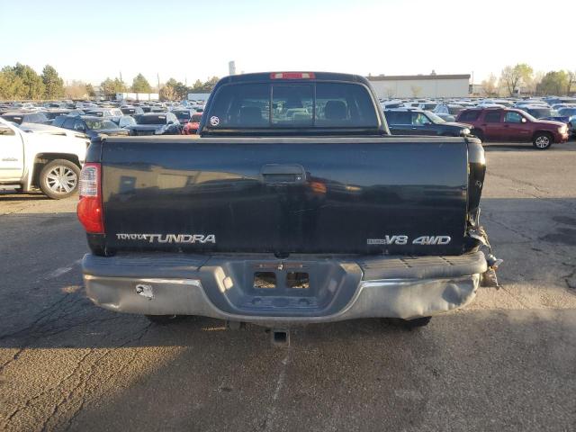 5TBBT44145S464674 - 2005 TOYOTA TUNDRA ACCESS CAB SR5 BLACK photo 6