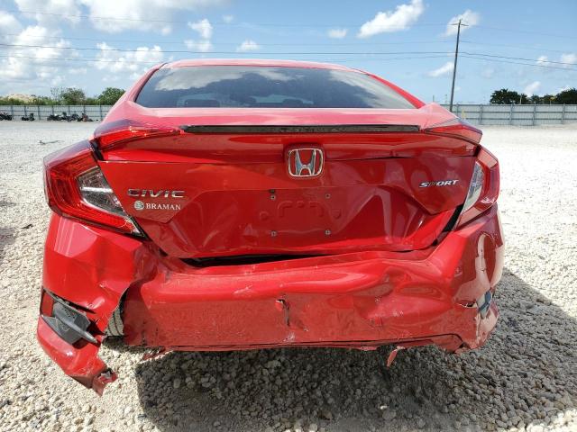 2HGFC2F85LH554419 - 2020 HONDA CIVIC SPORT 红色 照片 6