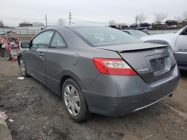 2HGFG1B65BH504203 - 2011 HONDA CIVIC LX GRAY photo 2