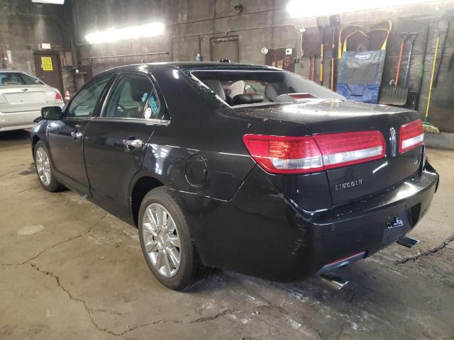 3LNHL2GC4BR765538 - 2011 LINCOLN MKZ BLACK photo 2