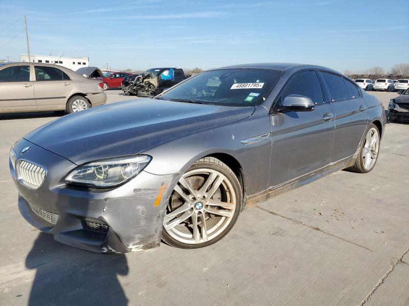 WBA6D4C59GD976999 - 2016 BMW 650 I GRAN COUPE GRAY photo 1