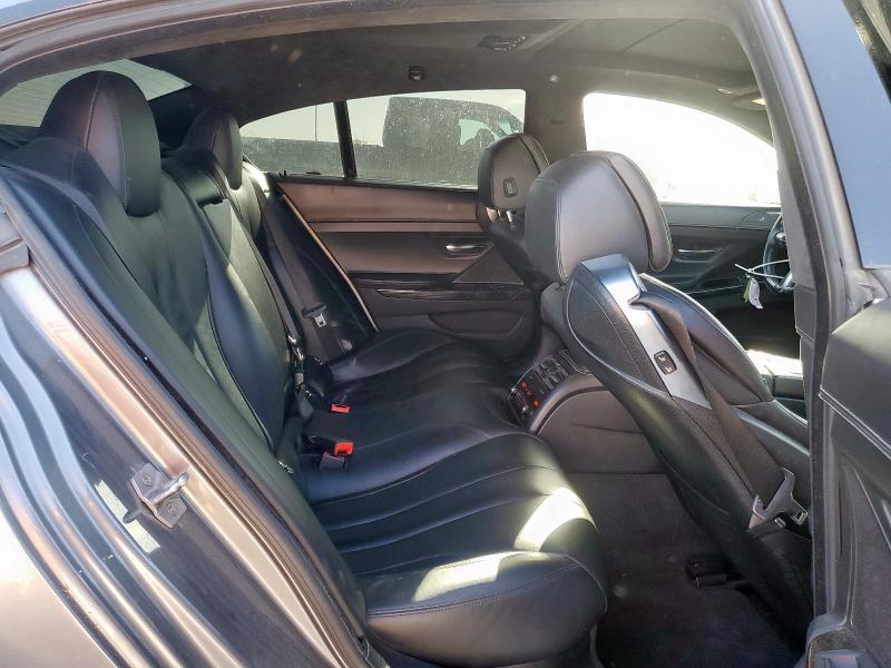 WBA6D4C59GD976999 - 2016 BMW 650 I GRAN COUPE GRAY photo 10