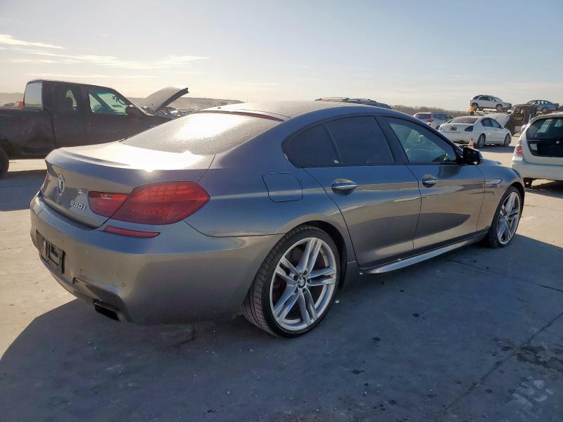 WBA6D4C59GD976999 - 2016 BMW 650 I GRAN COUPE GRAY photo 3
