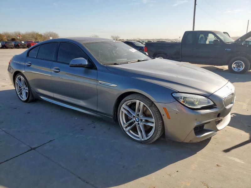 WBA6D4C59GD976999 - 2016 BMW 650 I GRAN COUPE GRAY photo 4