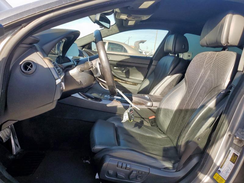 WBA6D4C59GD976999 - 2016 BMW 650 I GRAN COUPE GRAY photo 7