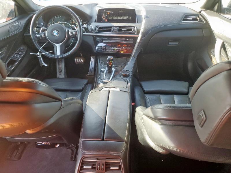 WBA6D4C59GD976999 - 2016 BMW 650 I GRAN COUPE GRAY photo 8