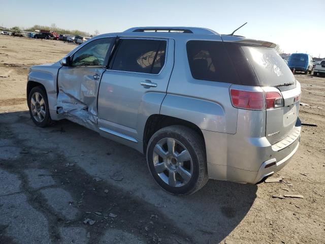 2GKFLYE37D6369183 - 2013 GMC TERRAIN DENALI SILVER photo 2