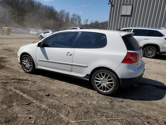 WVWEV71K47W047183 - 2007 VOLKSWAGEN NEW GTI WHITE photo 2