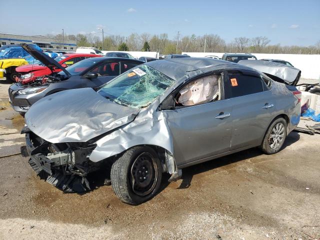 3N1AB7AP1DL719644 - 2013 NISSAN SENTRA S SILVER photo 1