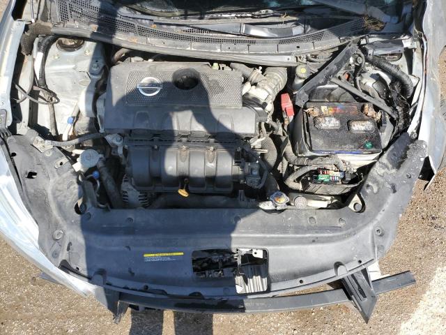 3N1AB7AP1DL719644 - 2013 NISSAN SENTRA S SILVER photo 11