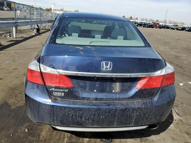 1HGCR2F30EA211797 - 2014 HONDA ACCORD LX BLUE photo 6