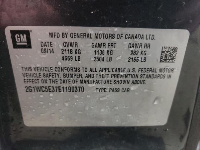 2G1WC5E37E1190370 - 2014 CHEVROLET IMPALA LIM LTZ GRAY photo 13