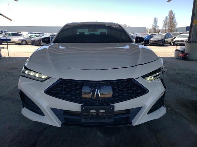 19UUB6F54MA006368 - 2021 ACURA TLX TECH A WHITE photo 5