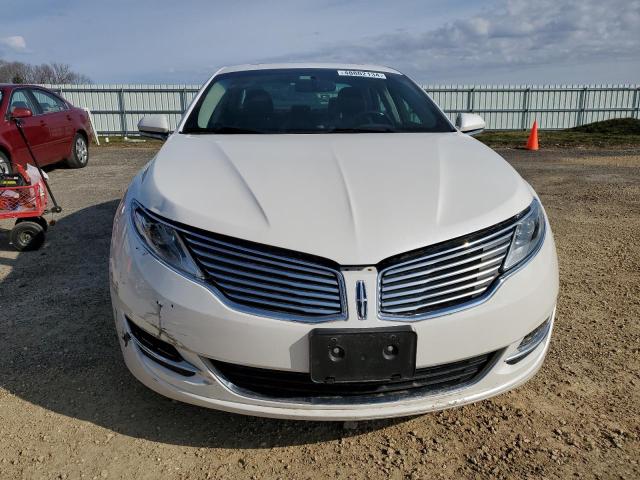 3LN6L2JK1DR800479 - 2013 LINCOLN MKZ WHITE photo 5