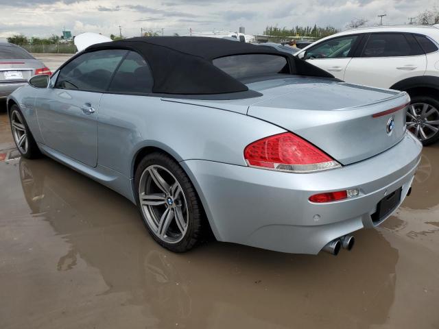 WBSEK93507CS32644 - 2007 BMW M6 BLUE photo 2